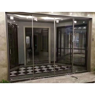 厂家供应铝合金门16窄边隔音隔热推拉门阳台客厅新中式门窗图3