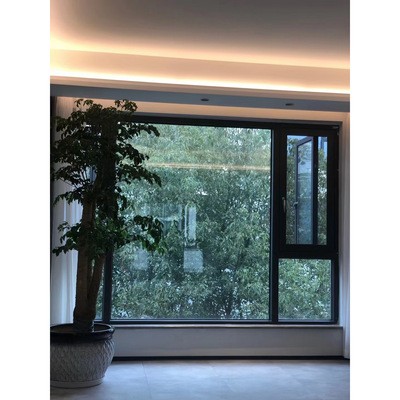 佛山厂家供应隔音隔热智能门新中式窗致圣重型推拉门（T126-65)图2