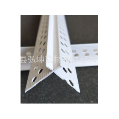 厂家供应 PVC海棠角阳角线 外墙真石漆仿瓷阳角修边条 30*30mm