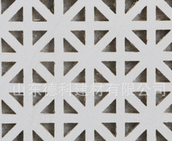 厂家定制穿孔板米字花孔型PVC铝扣板吸音隔音板量大从优多孔型图3