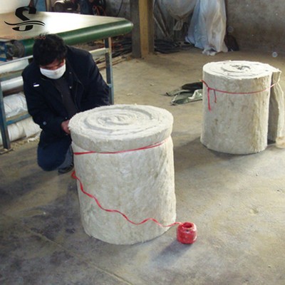 阻燃防火憎水岩棉毡 幕墙保温隔热棉卷毡 钢结构铝箔岩棉保温毡图2
