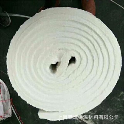 消防风管用硅酸铝保温棉 陶瓷纤维甩丝毯 含锆铝箔硅酸铝针刺毯图3