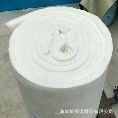 消防风管用硅酸铝保温棉 陶瓷纤维甩丝毯 含锆铝箔硅酸铝针刺毯图2