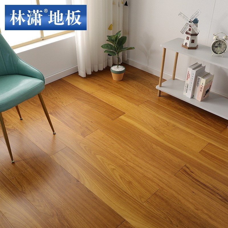 香脂花梨三层实木地板锁扣地热地暖环保多层实木地板高端家用直销图4