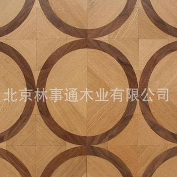 橡木拼花地板 实木拼花地板艺术拼花地板 15mm抗地热 厂家直销图3