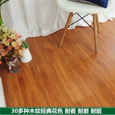 森姆尔厂家直销自粘地板pvc地板贴广东地板革商用地板胶石塑地板图3