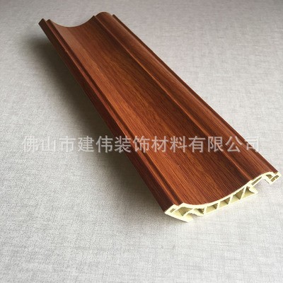 竹木纤维集成墙面快装护墙板100顶角线天花吊顶装饰线条 厂家图4
