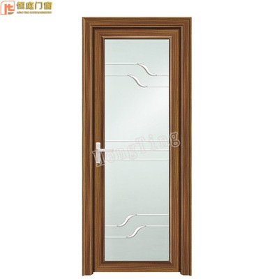 恒庭门窗铝合金 现代厨卫门茶镜平开门 隔音房间门室内门批发定制图1