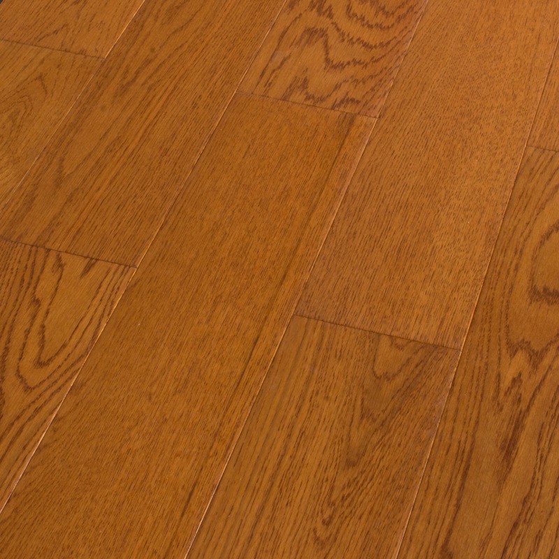 联谊新三层橡木实木复合地板E0级环保地暖地热15mm卧室赤金琥珀图4