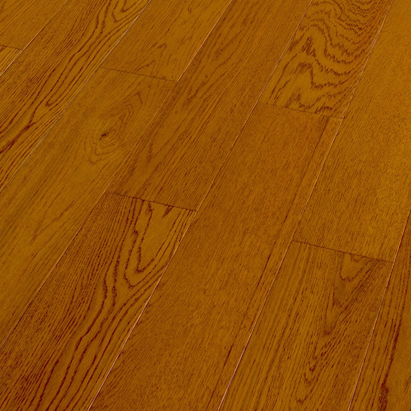 联谊新三层橡木实木复合地板E0级环保地暖地热15mm卧室赤金琥珀图2