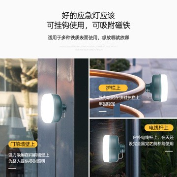 led充电灯泡 磁吸摆摊球泡灯地摊夜市灯户外露营停电照明应急灯图3