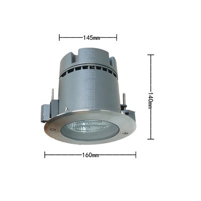 主打半户外IP65防水筒灯10W12W15WLED嵌入式不锈钢天花筒灯厂家图2