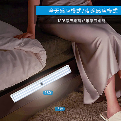 智能人体感应led橱柜灯床头充电式小夜灯免布线衣柜鞋柜酒柜灯图4