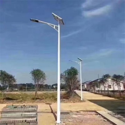 现货新农村LED太阳能路灯 大功率户外太阳能路灯杆6米8米道路照明