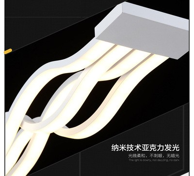 跨境货源餐厅卧室客厅led个性创意时尚餐吊灯饭厅书房温馨吊灯图5