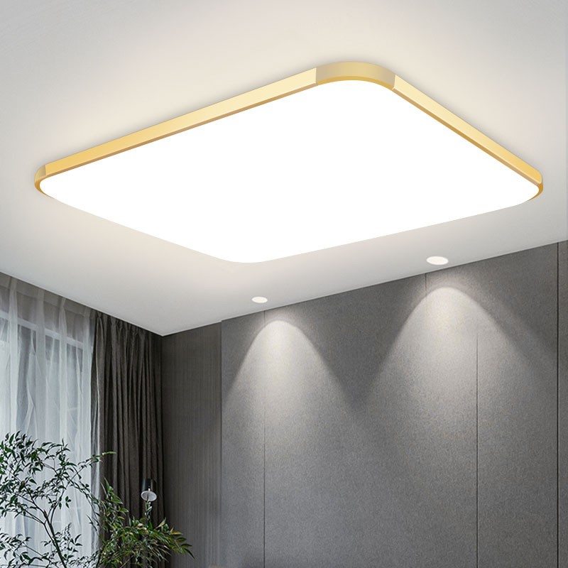 超薄卧室吸顶灯 led 客厅灯长方形 现代简约灯饰照明智能家用灯具图2