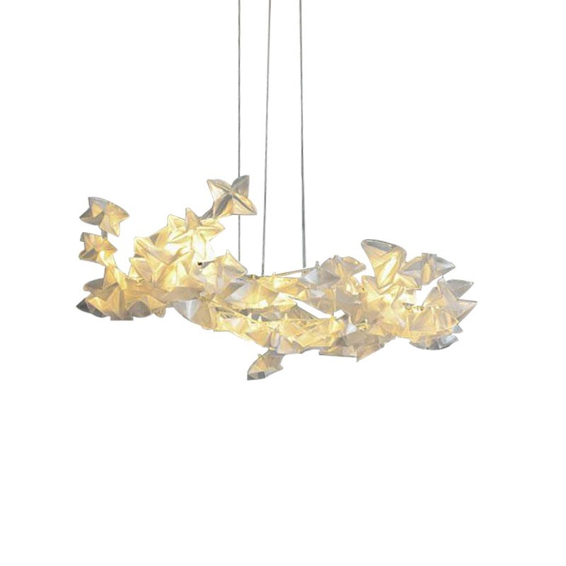 北欧水晶吊灯轻奢风网红灯饰后现代客厅餐厅卧室简约家用高档灯具图5