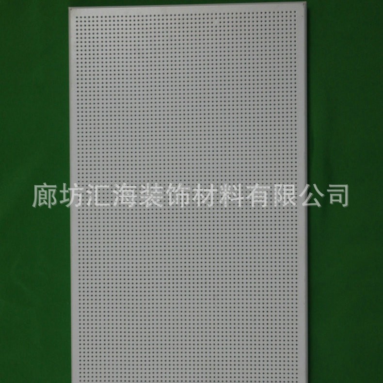 吊顶铝扣板 瓷烤铝单板吊顶装饰幕墙 厂家货源天花对角冲孔平面款图4