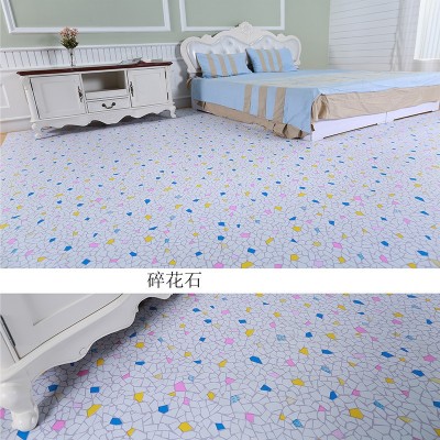 环保pvc塑料地板革地板胶加厚网格耐磨工厂车间仓库库房专用图2
