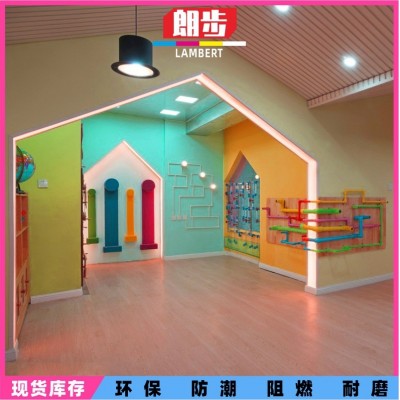 PVC地胶幼儿园 学校教室防火塑料地板培训中心地皮医院 家用地板胶图4