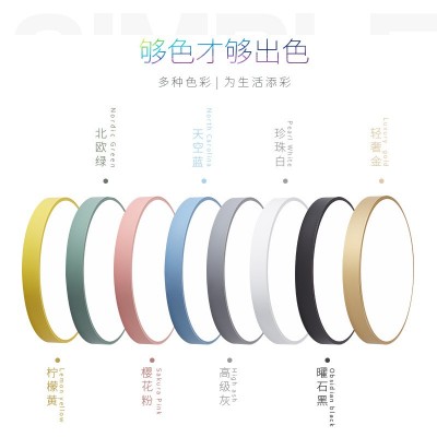 护眼全光谱吸顶灯led灯圆形过道灯阳台灯客厅吸顶灯led简约卧室灯图2