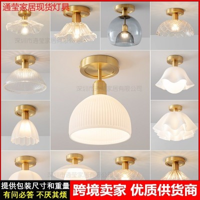 特价全铜轻奢过道灯 走廊门厅现代衣帽间入户玄关灯led阳台吸顶灯图1