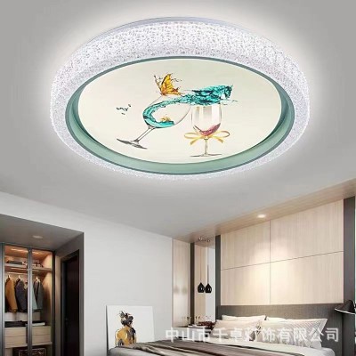 全光谱天猫米家智能遥控 LED卧室儿童灯超亮护眼房间圆形吸顶灯具图2
