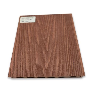 3D压纹塑木地板 户外塑木浮雕地板 花园露台庭院防水木塑地板厂家图3