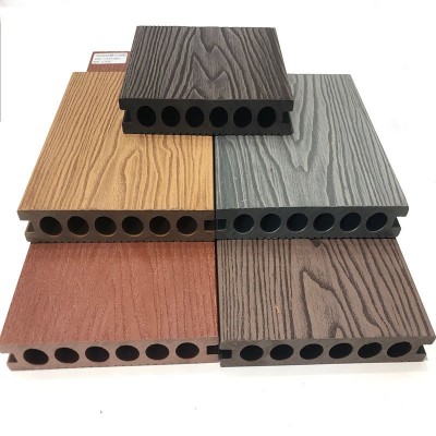 3D压纹塑木地板 户外塑木浮雕地板 花园露台庭院防水木塑地板厂家图5