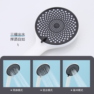 白色简易花洒套装淋浴恒温家用卫生间浴室冷热全铜watermax批发图3
