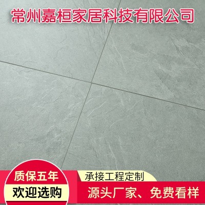厂家供应树纹麻面地板水泥灰木地板服装店灰色系个性复古家用地板图4