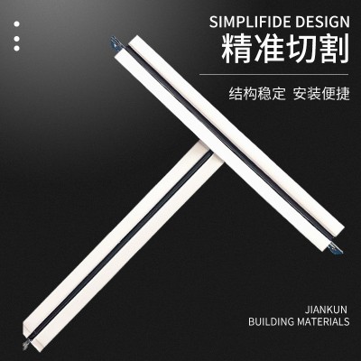 厂家供应龙骨 32宽面凹槽黑线烤漆龙骨家装材料批发T型轻钢龙骨图2