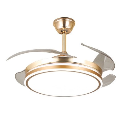 智能风扇灯led隐形电扇灯客厅吊扇灯ceiling fan餐厅卧室 风扇吊灯图5