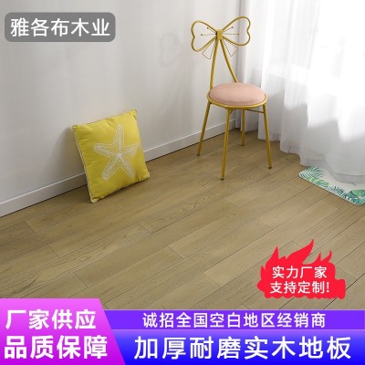 厂家批发金刚柚纯实木地板 现货家用耐磨环保原木室内木地板批发图1