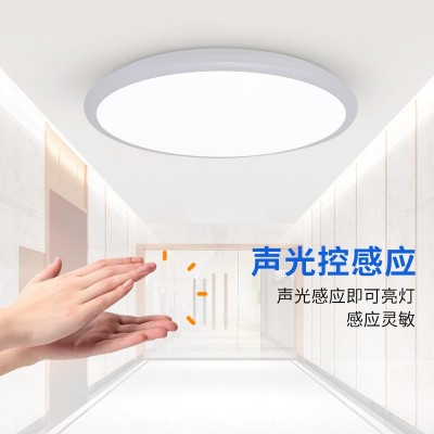 人体感应声光控雷达感应吸顶灯楼梯灯楼道套件工程中山LED感应灯图4