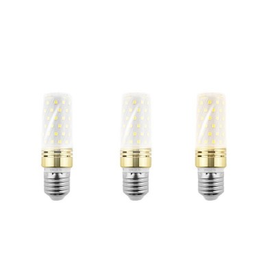 全光谱铝棒LED灯泡Ra98高显色E14E27玉米灯水晶吊灯透明三色光源图5