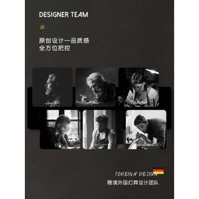 意式轻奢餐厅吊灯现代创意艺术长饭餐桌极简约设计感线条吧台灯具图4