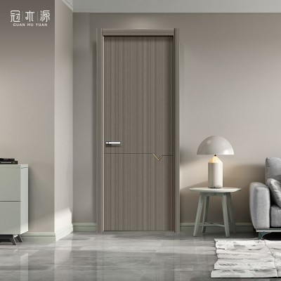 厂家直销批发轻奢橡木碳晶木门 免漆生态室内房间碳晶木门 可工程图1