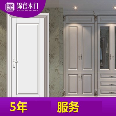成都厂家供应室内高品质木门系列 卧室书房套装工程实木门图2