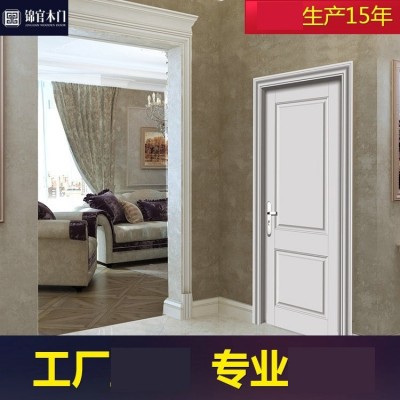 成都厂家供应室内高品质木门系列 卧室书房套装工程实木门图3