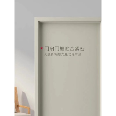 卧室套装门 极窄木门 房间室内门 高品质木门 外平内开门图3