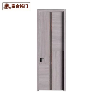 PET无漆木门一门到顶简约室内门加高房间平开式隔音卧室门厂家图5