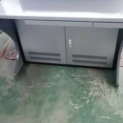 电脑操作台弧形双联 频视监控指挥中心调度台 机房电脑操作台图4