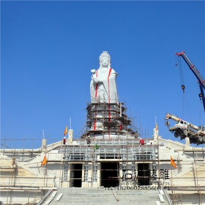 石源艺雕海上女神妈祖神像莆田冲沁峨山妈祖公园妈祖像图2