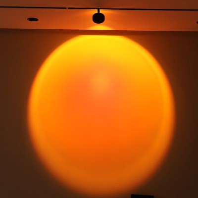 店铺展厅跨境网红夕阳日落射灯直播拍照背景灯磁吸氛围led轨道灯图4