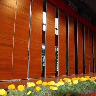厂家轻奢包间活动隔断舞蹈室移动屏风推拉门折叠隔墙隔音屏风隔断图4