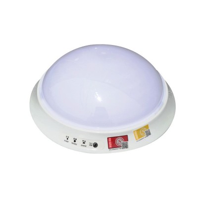 精品款led消防应急灯声控人体感应灯楼道商场停电照明应急吸顶灯图3