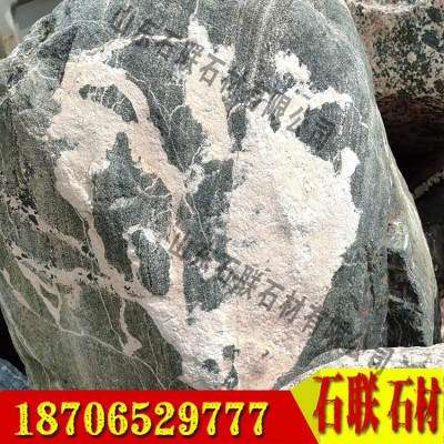 风景石 天然观赏石 刻字石摆件风景是天然奇石盆景石假山石头批发图2