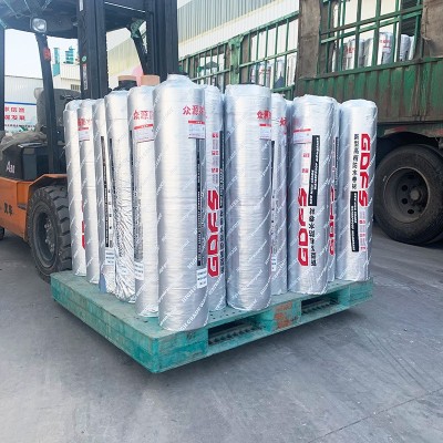 免火烤自粘聚合物改性沥青防水卷材 sbs自粘卷材 铝膜铝箔PE面图2