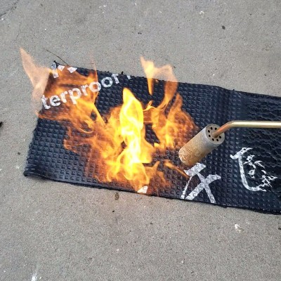 SBS改性沥青防水卷材3mm4mm聚酯胎黄沙片岩铝膜sbs防水卷材图2